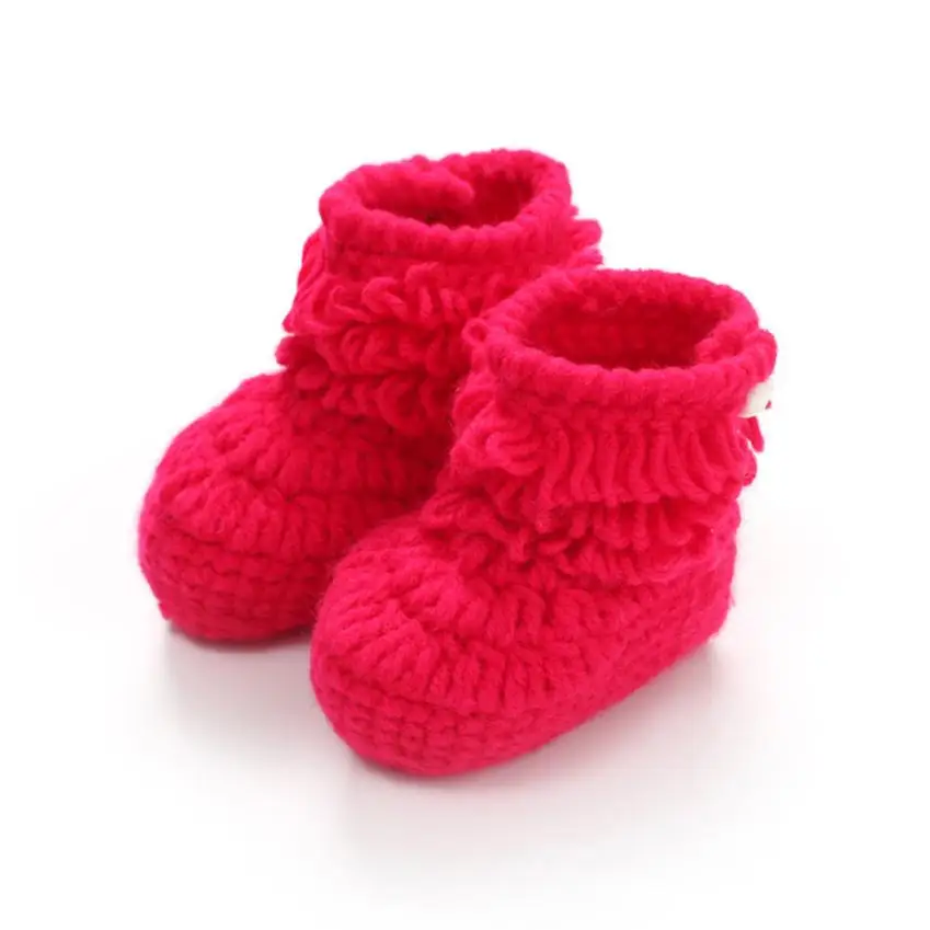 handmade baby woolen shoes