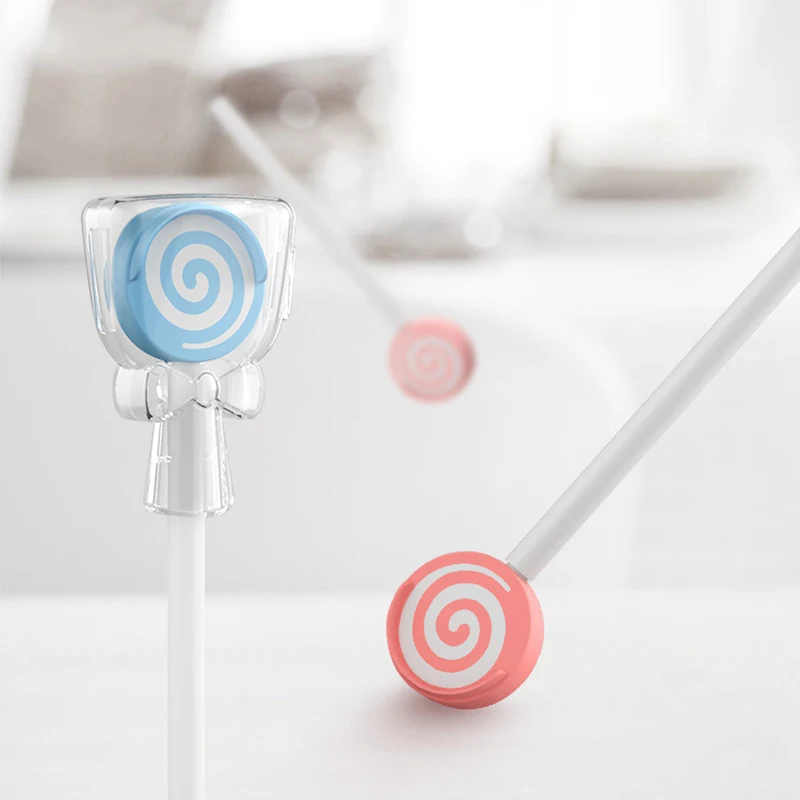 

Baby Items Baby Tooth Brush Tongue Cleaner Tool Anti-slip Health Oral Care Mouth Fresher For Kids Lollipop Shaped Eco-friendly