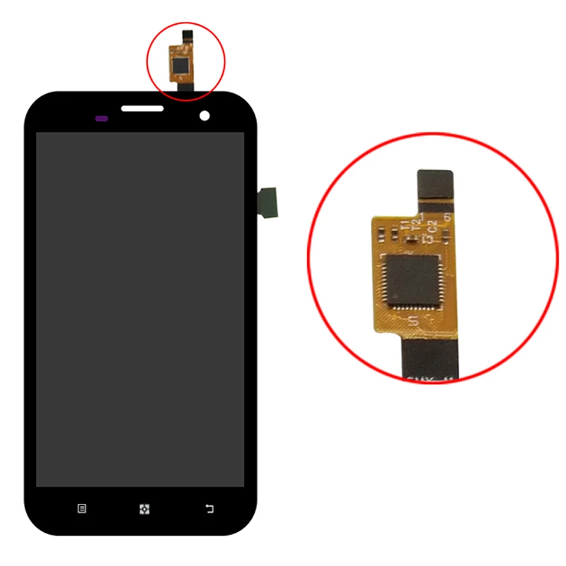 5 &quotЖК дисплей с сенсорной панелью экран в сборе дигитайзер для lenovo A859 сборка