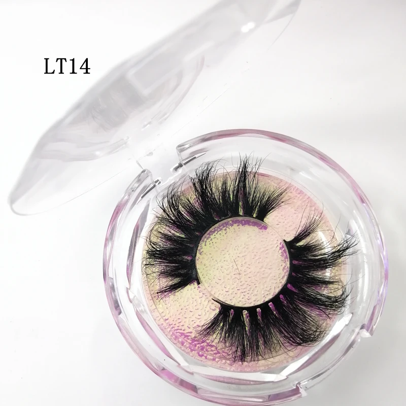 Luxurious 25mm Siberian Mink Strip False Eyelashes with 3D Effect and Thick Natural Look - Includes Diamond Packaging Box image 3