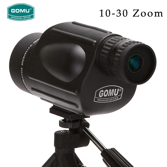 US $37.99 New Arrival 10-30X50 HD zoom waterproof telescope FMC Monocular Telescope brid Watch binoculars for