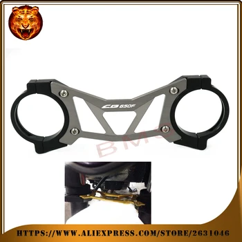 

Motorcycle Accessories Aluminum BALANCE SHOCK FRONT FORK BRACE For HONDA CB650F CB650 2014-2018 free shipping NEW STYLE Logo CNC