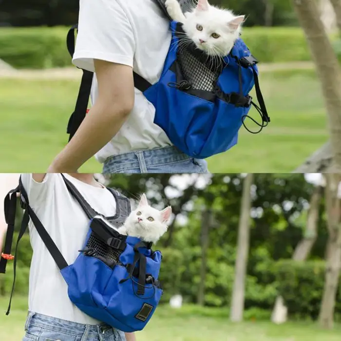 Горячая Удобный рюкзак для домашних животных собак кошачья переноска Щенок Открытый бейсболка для езды и походов Сумка-тоут для