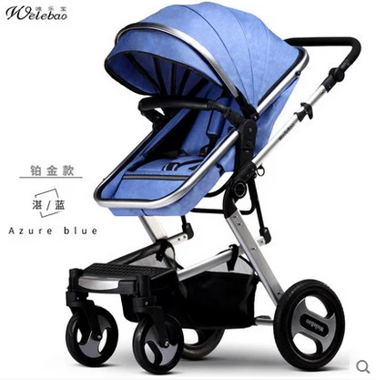 Детская коляска 3 в 1, коляска с автомобильным сиденьем, Система путешествий, детская коляска с автомобильным сиденьем для новорожденных, удобная детская коляска, 0~ 36 месяцев - Цвет: I