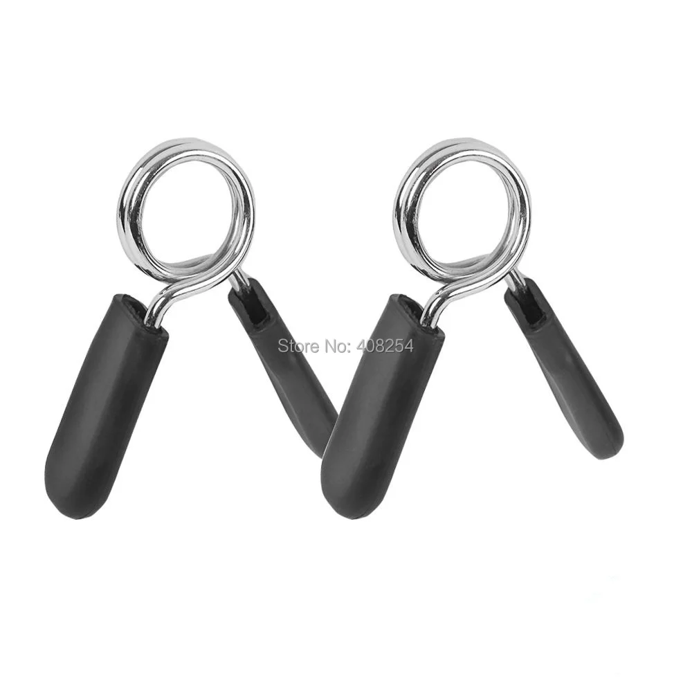 2 X Spring Bar Collar Crossfit Weight lifting Standard spring collar in