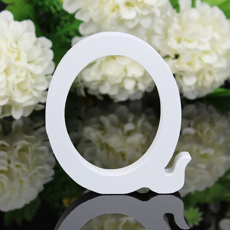 A-Z деревянные Свадебные декоративные буквы алфавит слово свободно стоящий Свадебная вечеринка украшения Винтаж Домашний декор - Цвет: Q