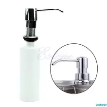 Plastic 300ml Bathroom Kitchen Sink Liquid Soap Dispenser Holder Storage Bottle