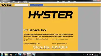 

2019 For Hyster PC Service Tool v 4.92 [with license user and pass for more PC]