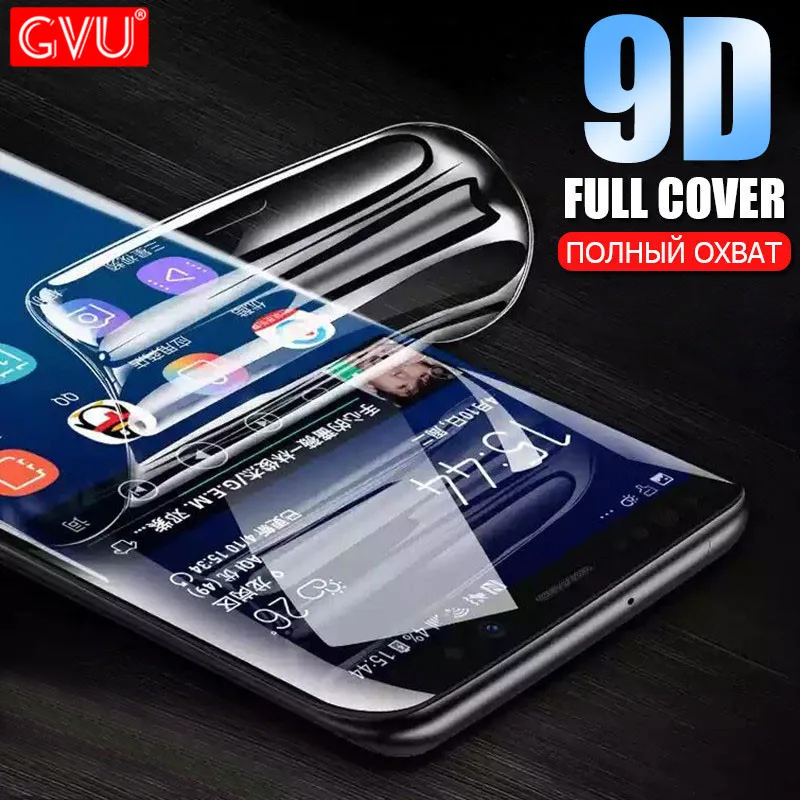 

GVU 9D Soft Full Cover Screen Protector For iPhone 6 6S 7 8 Plus Hydrogel For iPhone X XR XS Max Film Not Tempered Glass
