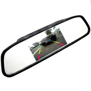 

5" HD CCD Car Mirror Monitor Rear View Mirror Monitor For Car Backup Rearview Parking System Camera