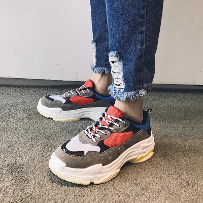 colorful chunky sneakers