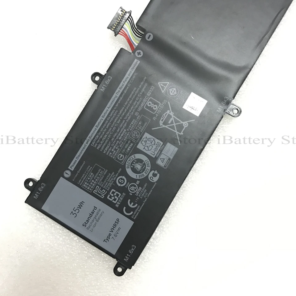 Натуральная VHR5P Батарея для Dell Latitude 11 5175 Планшет Серии XRHWG 0XRHWG RHF3V 7,6 V 35Wh