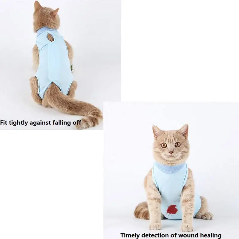 Коты хлопок восстановление костюм E воротник альтернатива после хирургии носить анти лизание ран