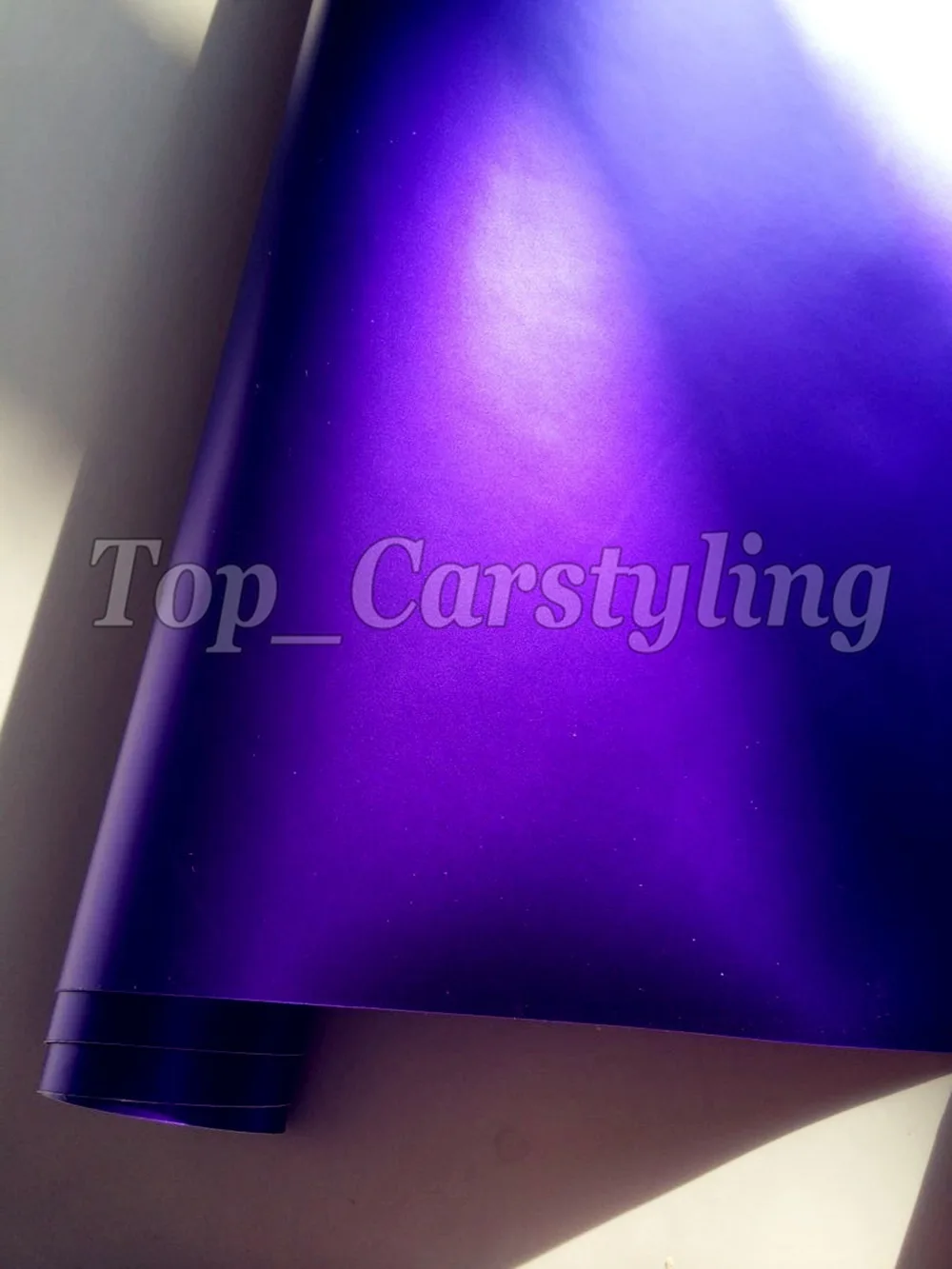 Chrome Matte purple satin chrome purple aluminum Matte wrap vinyl Foile 3m (1)