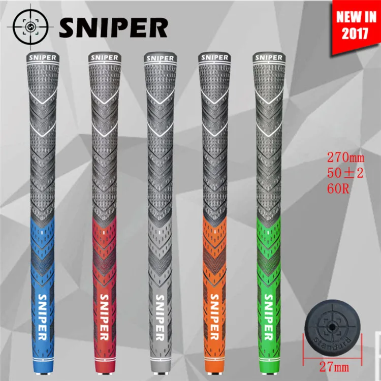 New Sniper Standard Golf Club Grips Rubber Golf Woods Irons Handle