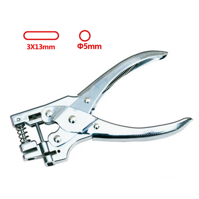 

Metal Single Hole Puncher Hand Card Punch T-Shape Hole PVC Card Paper Card Manual Slot Puncher Cutter,26x8x4mm ID Cutter