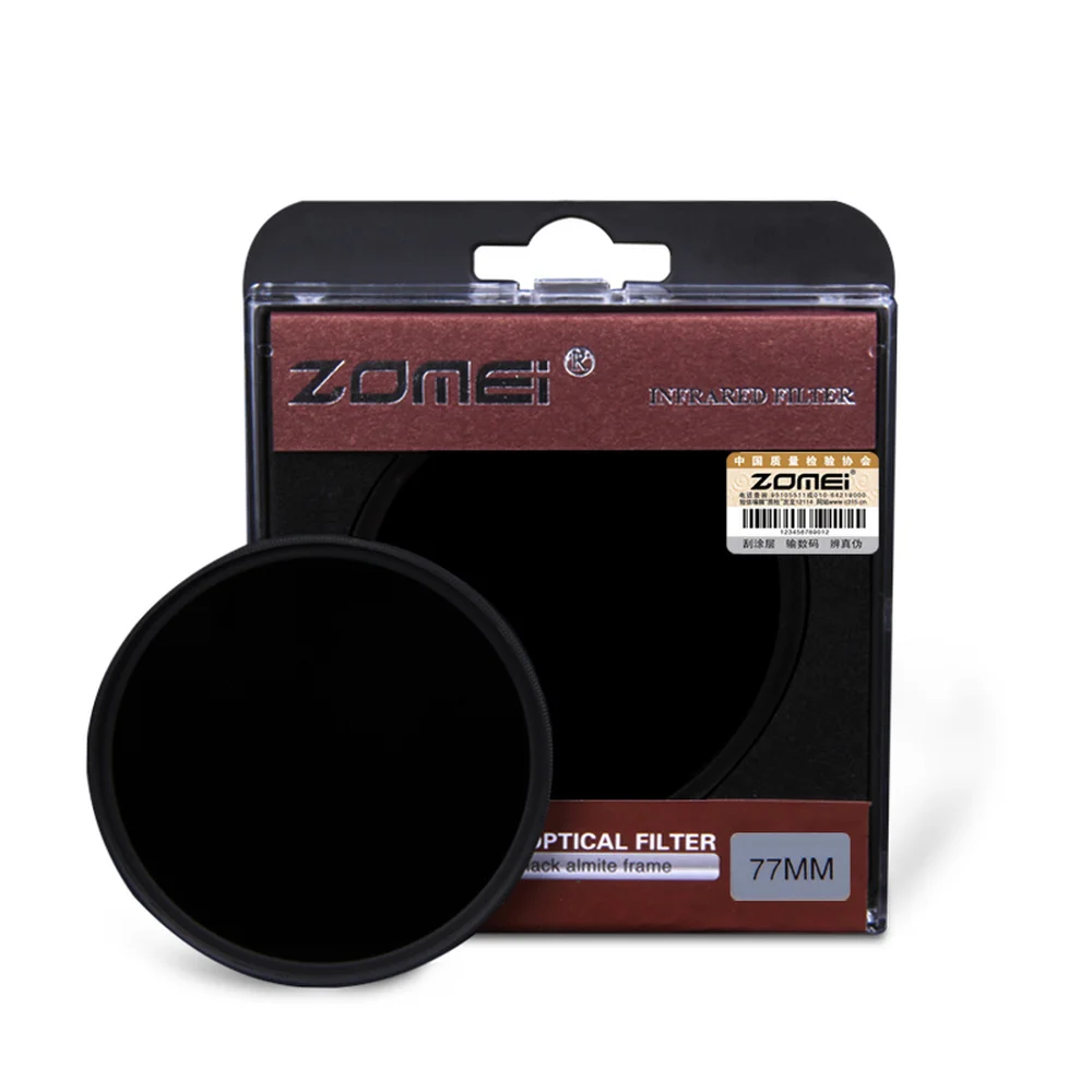 ZOMEI 680NM инфракрасный зеркало инфракрасный X-RAY ИК-фильтр для объектива однообъективной цифровой зеркальной фотокамеры DSLR зеркало серебристого цвета с ободком, 43/46/49/52/55/58/62/67/72/77 мм