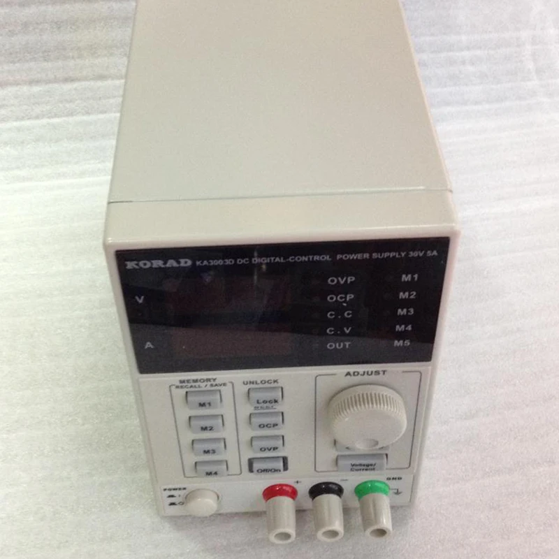 Новый Высокоточный цифровой источник питания постоянного тока KA3003D 30 В/3 А 10 мВ/1