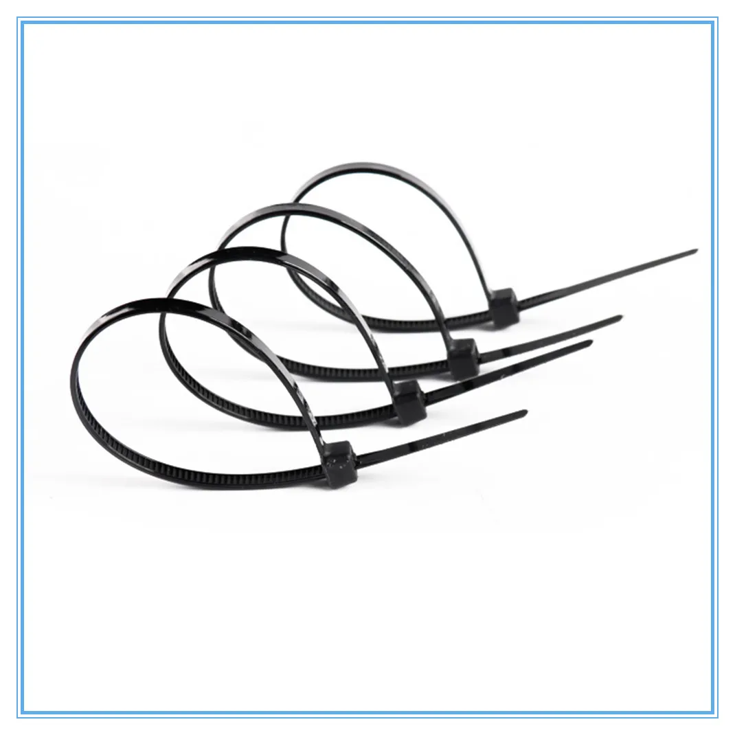 Cable Ties Nylon Cable Ties Cable Tie Nylon Zip Ties 100PCS 5 X 150/200/250/300/350/400mm White Black Milk Cable Wire Zip Ties Self Locking Nylon Cable Tie