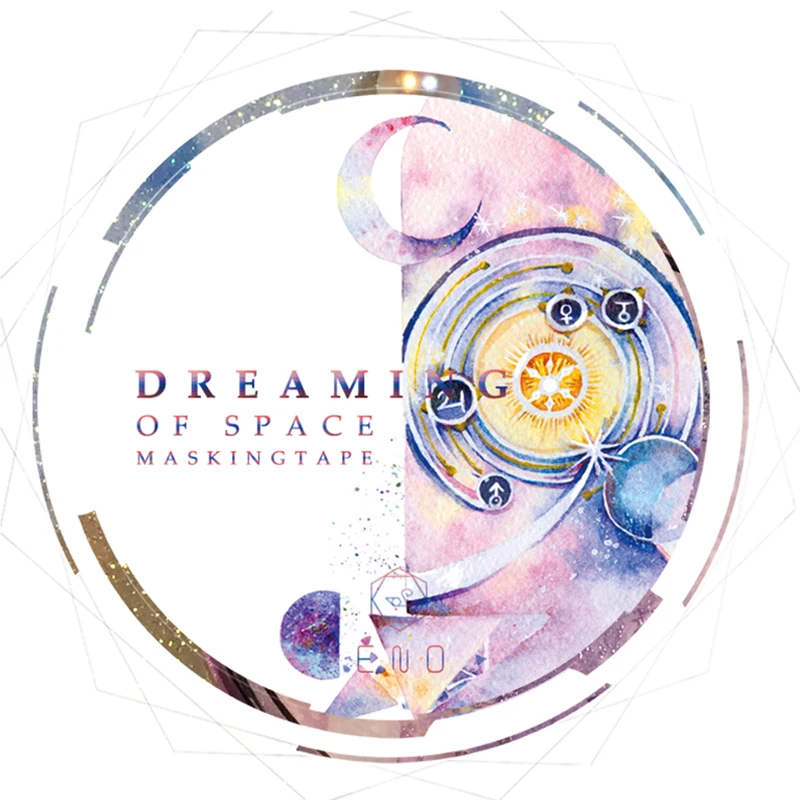 

6cmX5M Dream Space scrapbooking tape papelaria escolar cute stationary japanese stationery masking