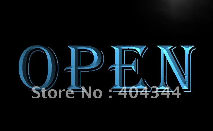 

LB019- OPEN cafe Bar Pub Business LED Neon Light Sign home decor crafts