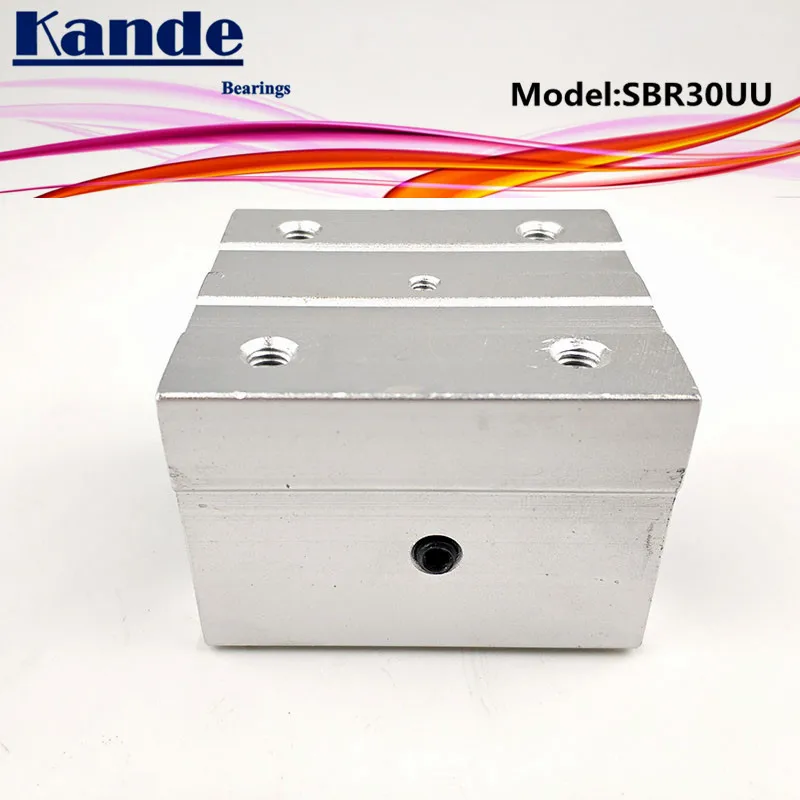 Kande подшипники 2 шт. SBR30UU SBR30 UU открытый блок подшипников с ЧПУ детали направляющие