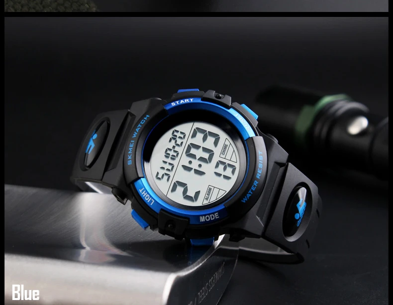 Новые спортивные детские часы от известного бренда SKMEI, детские часы для мальчиков и девочек, светодиодный цифровой наручные часы, водонепроницаемые детские часы