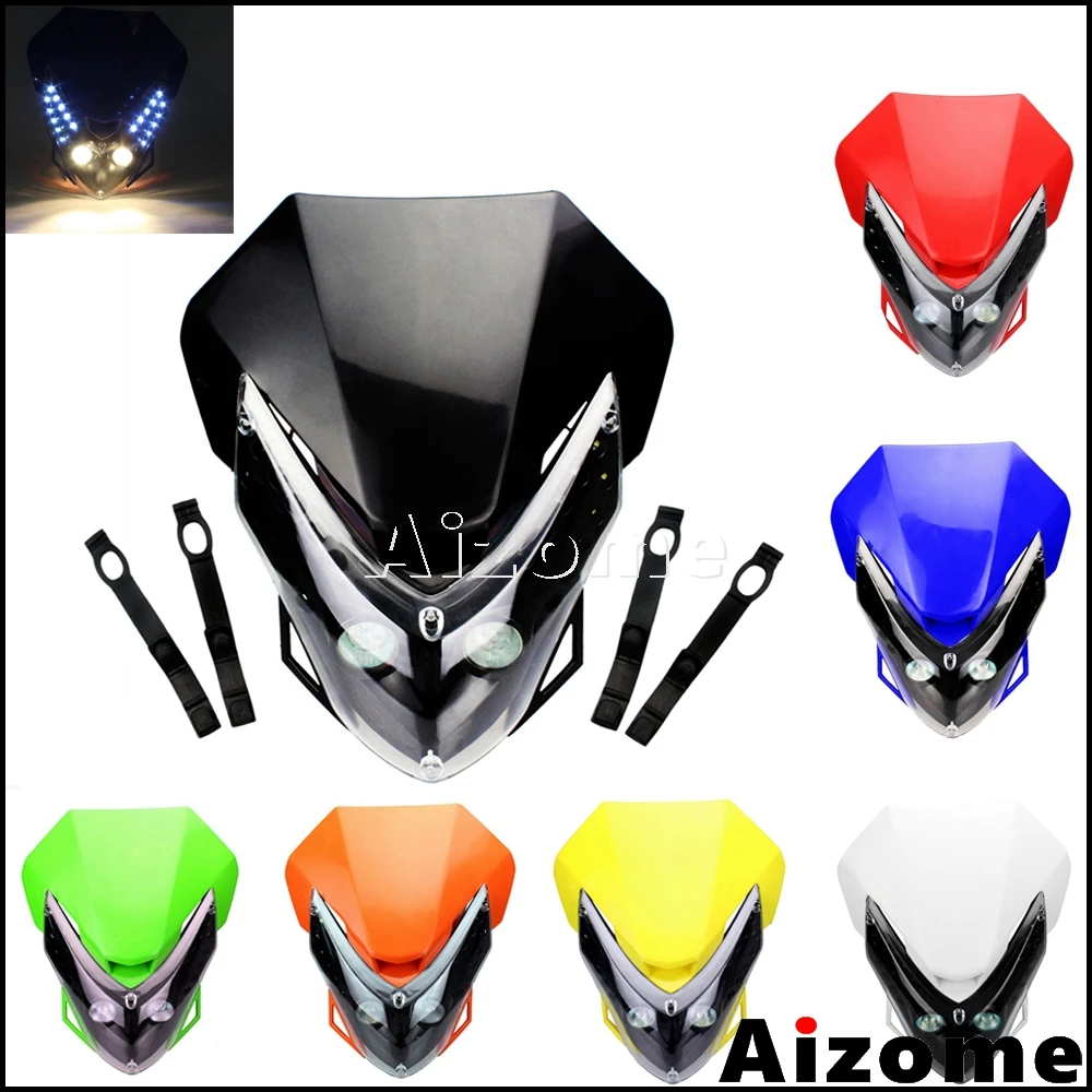 Светодиодсветильник фара для мотоцикла KLX250 KLX110 KX65 KX85 KX50 DRZ DRZ250 DRZ400 RMX RM125| |