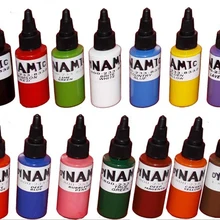 14 шт. Горячая полный набор чернил для татуировки смешанные цвета набор пигмента 30 мл 1 унций для боди-арта высокое качество