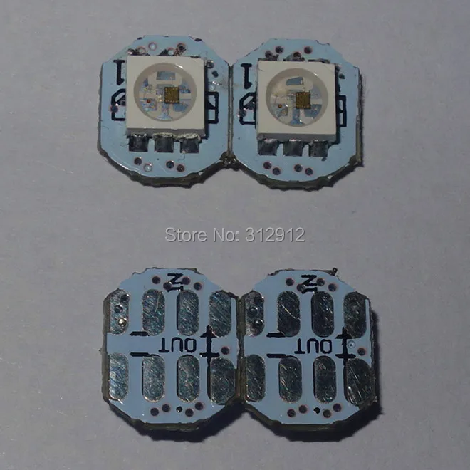 

APA102-C led with heatsink(10mm*3mm);DC5V input;5050 SMD RGB withAPA102 ic built-in;RGB full color