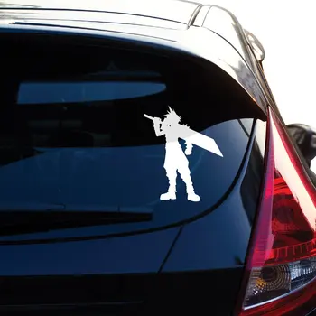 

Final Fantasy 7 Decal. Inspired Cloud Sticker. For Car Window, Laptop, Motorcycle, Walls, Mirror and More.