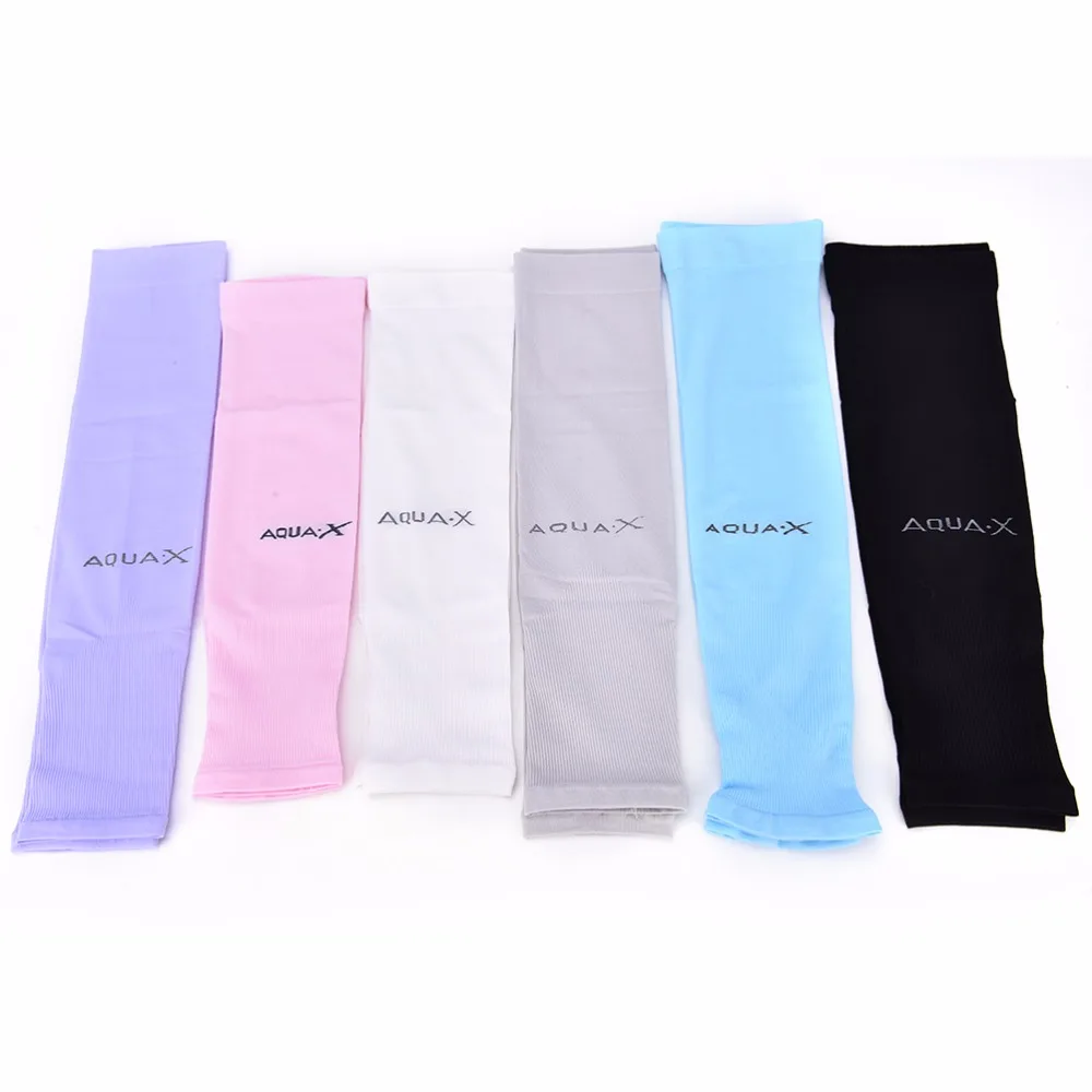 

Outdoor Arm Sleeve Sun Hand Protection Women Fingerless Gloves Section Drove UV Sunscreen Half Finger Long Gloves Cuff