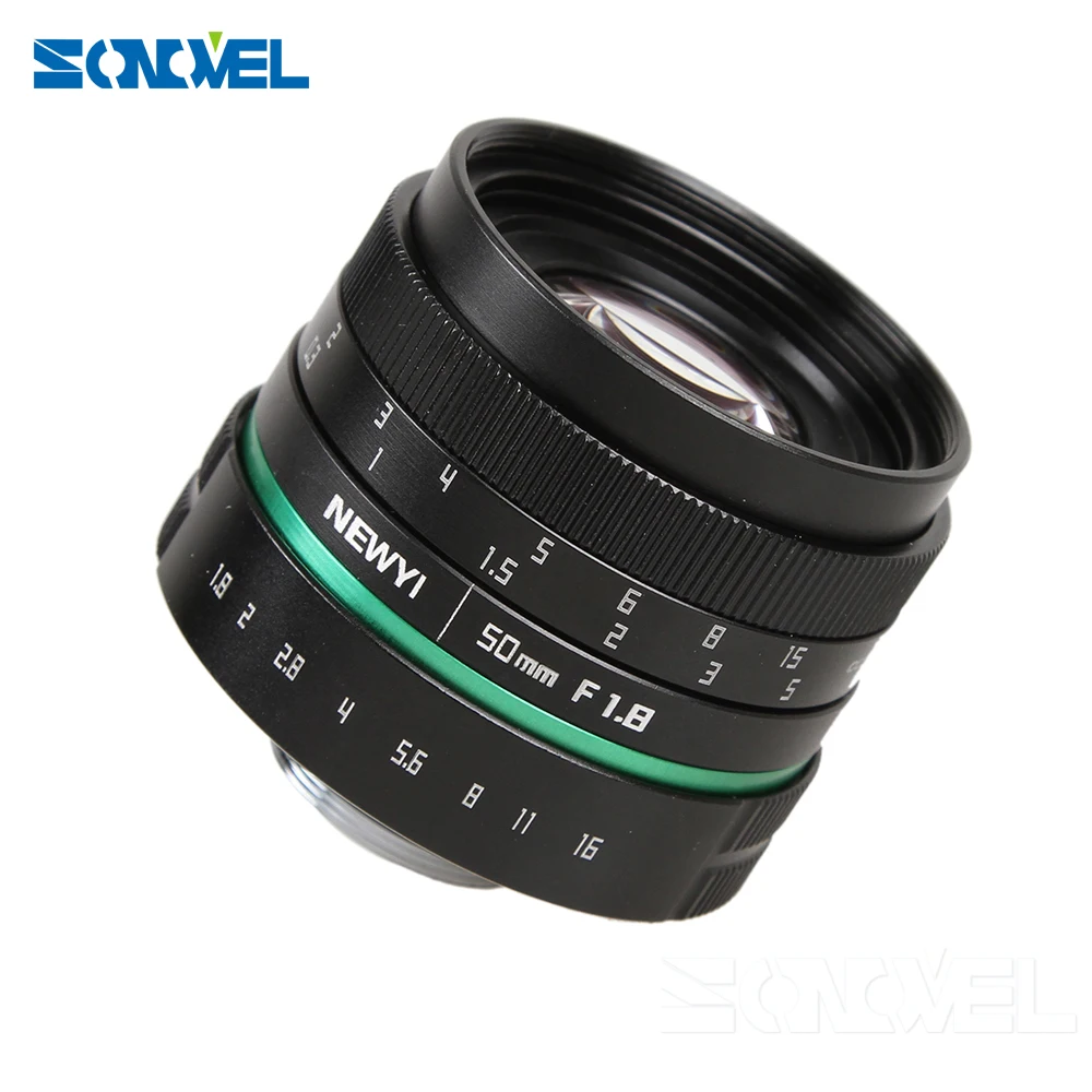 Объектив 50 мм f1.8 для зеркальных камер Canon EOS M M2 M3 M5 M6 M10 M100|c mount|50mm f1.8for canon eos |