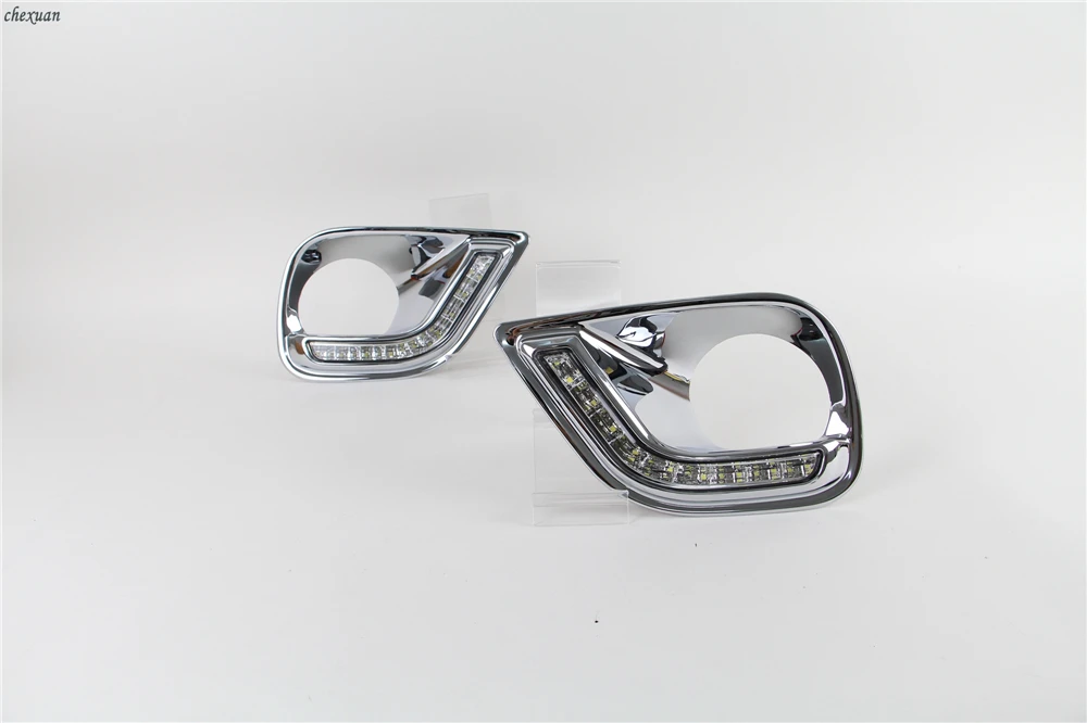 CSCSNL 1 комплект светодиодный DRL дневные ходовые огни дневной свет водонепроницаемый сигнальная лампа для Toyota RAV4 2013