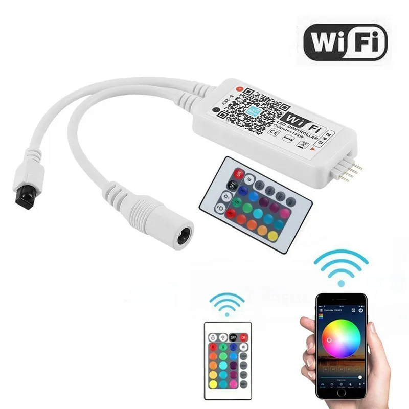 Wi Fi Светодиодная лента RGBW 5050 30 светодиодов/м гибкая светильник та световая Лента