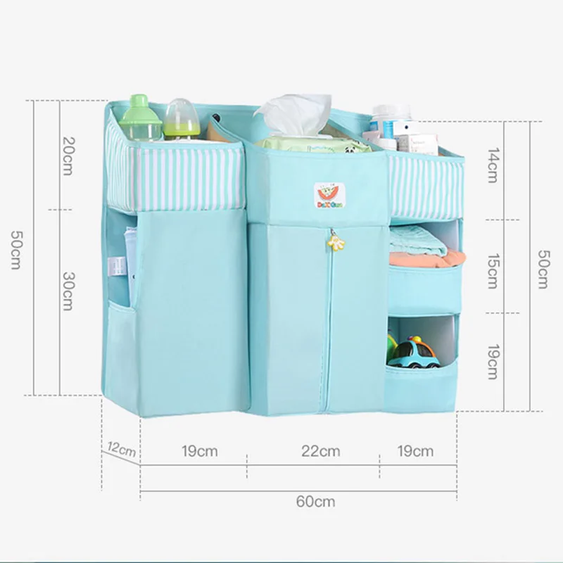 Детская кроватка комплект постельного белья кроватка для новорожденного наборы подвесная сумка для хранения сумка для подгузников детская кровать карманы для хранения детский Органайзер игрушка