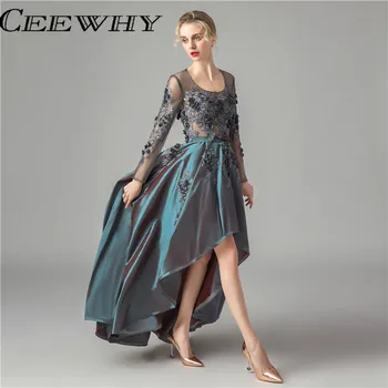 

CEEWHY Evening Dress Long Robe De Soiree Satin Lace Prom Dress Formal Dress Evening Gowns Vestido de Noiva Long Maxi Dresses