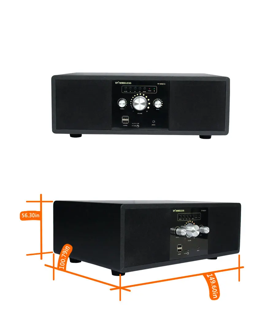 TP-беспроводной портативный Bluetooth динамик домашний кинотеатр громкий динамик HDCD аудио эффективный 40 Вт сабвуфер