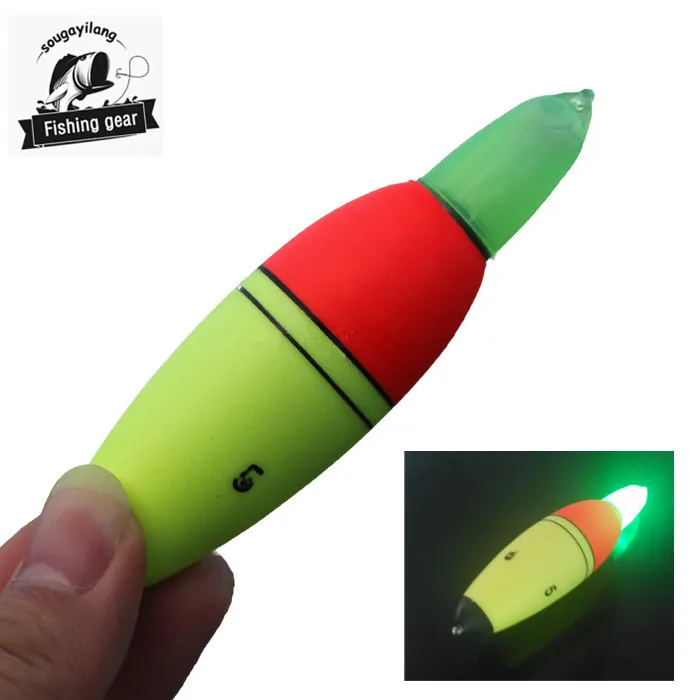 SALE New Arrived 5Pcs/Lot EVA Electronic Luminous LED Light Fishing