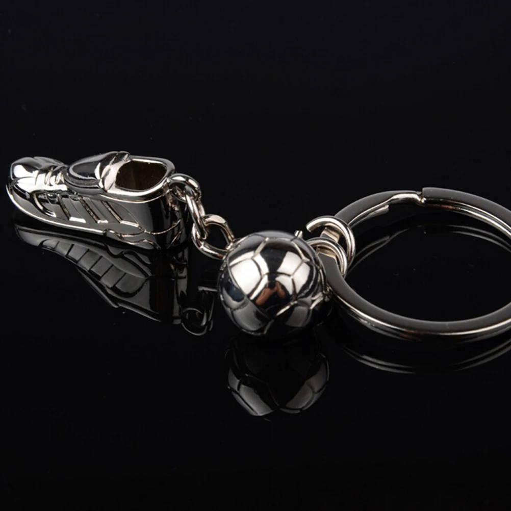 Уникальная футбольная обувь футбольный мяч из нержавеющей стали металлический брелок кольцо подарок