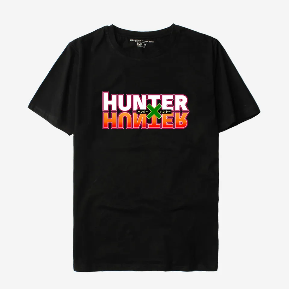 Футболка с принтом Hunter X Hunter Мужская футболка с коротким рукавом лето новый дизайн забавные Аниме футболки Плюс Размер Футболка Длинная s 3XL