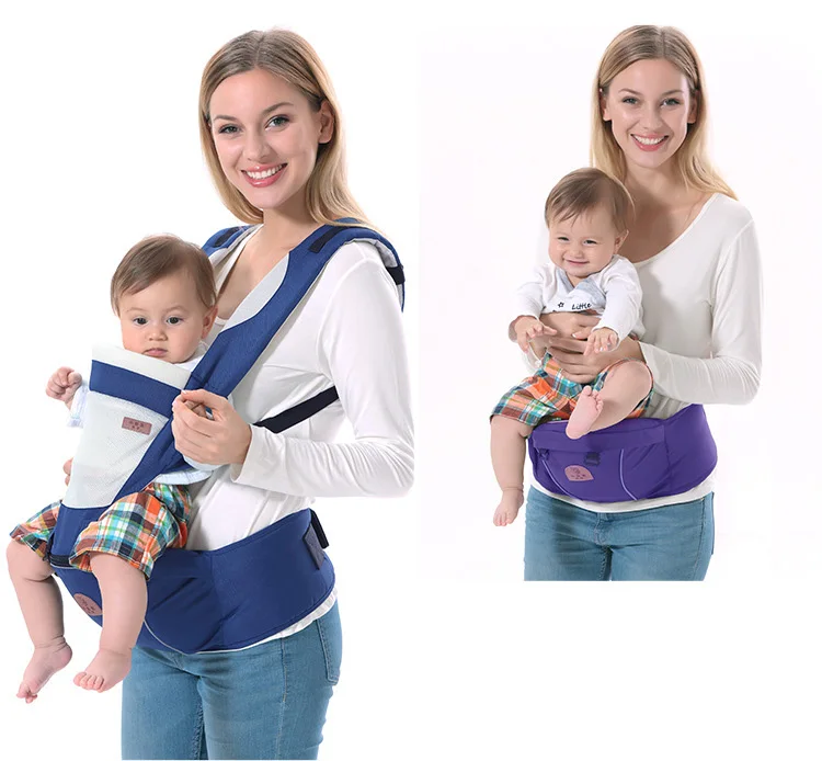 Дышащая сумка-кенгуру для 0-48 м Младенческая малышка эргономичная детская переноска слинг рюкзак с капюшоном новорожденный обертывание