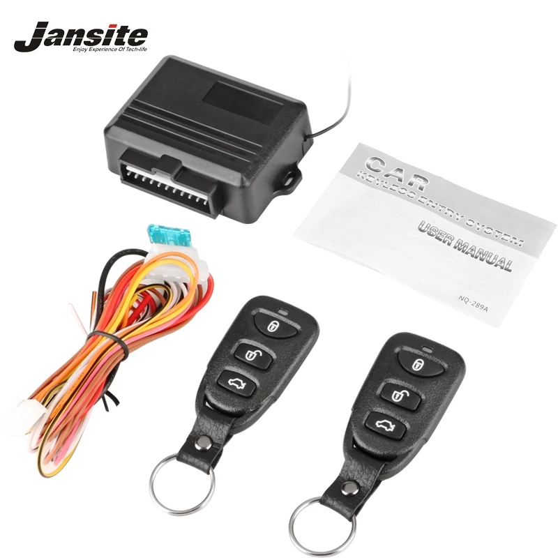 

Jansite Universal Car Alarm Systems Remote Central Kit Door Lock Keyless Entry System Central Locking with Remote car location