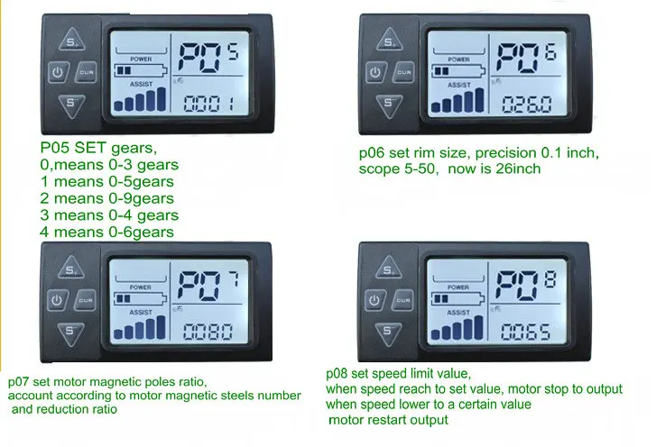 861 display P0 5-P08