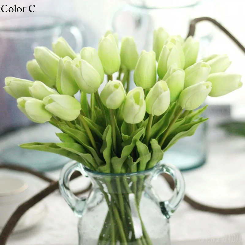 1 шт. ПУ-тюльпаны искусственные шелковые цветы настоящие цветные artificiales para decora мини-Тюльпан для дома, свадебное украшение, цветы