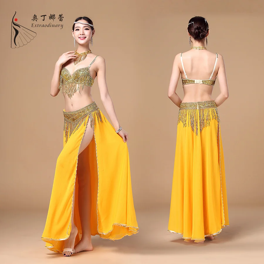 Buy 2018 Belly Dance Clothing 3pcs Outfit Women 