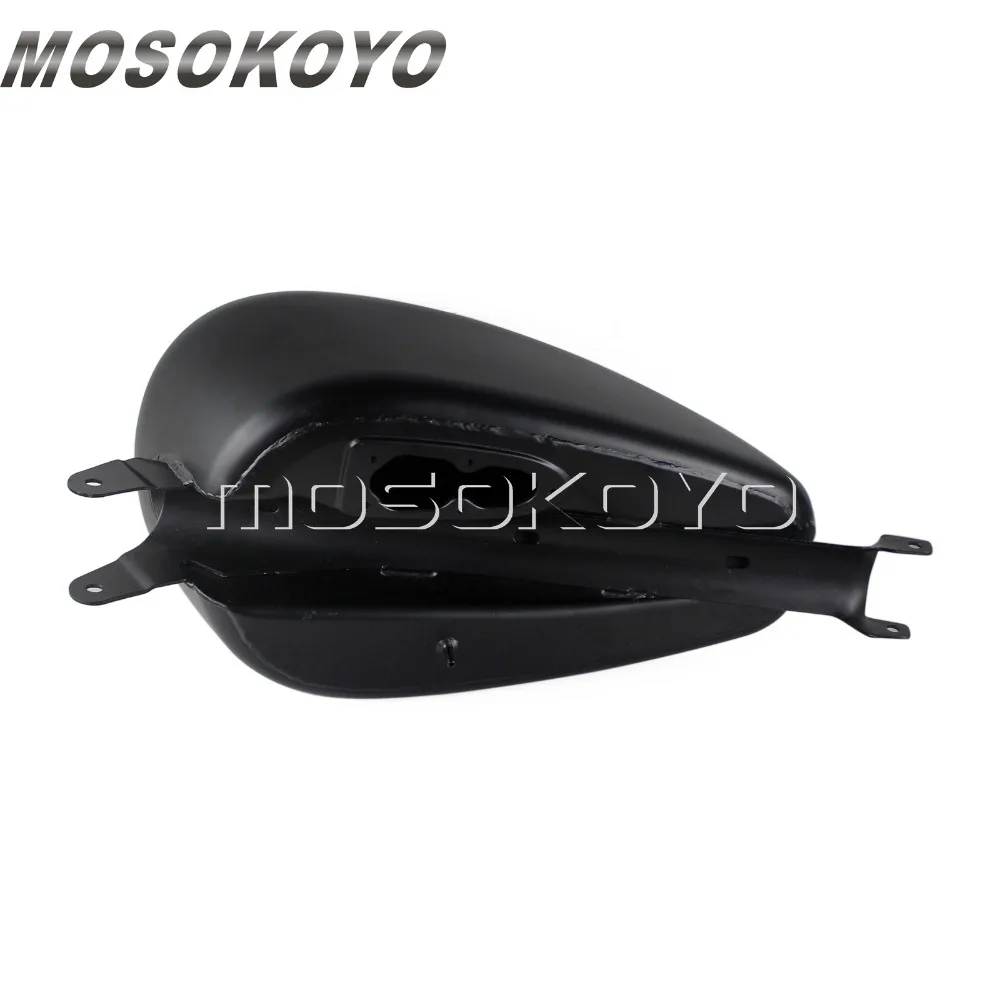 Черный газовый Бак 3 Гал EFI масляный топливный бак для Harley Sportster Iron 883 Super Low 1200 Roadster
