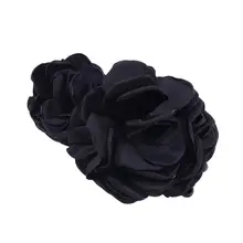 Женский Искусственный зажим для волос заколка конский хвост держатель элегантный головной убор конский хвост держатель для укладки волос(черный