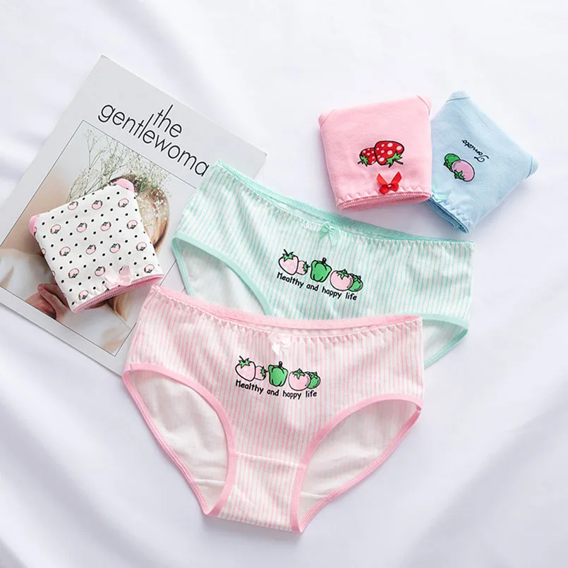 cute fruit girls panties