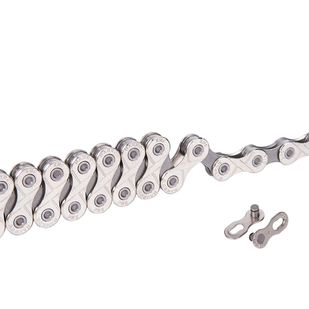 Top ZTTO 11 Speed Bicycle Chain Silver Chains Tool-less Nickel Connecting Link for Mountain Bike Road Bicycle MTB Parts 1